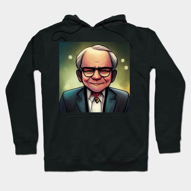 Warren Buffett | Comics Style Hoodie by ComicsFactory